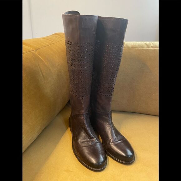 Matisse Boots Brown Leather “Cage” Sz 8 - Picture 3 of 10